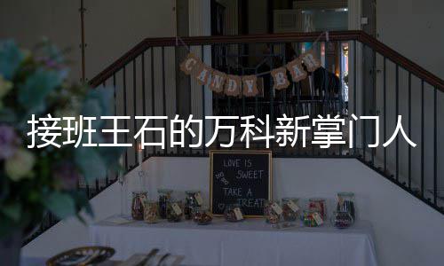 亮是么样王石科新的万的人掌门人郁个什接班